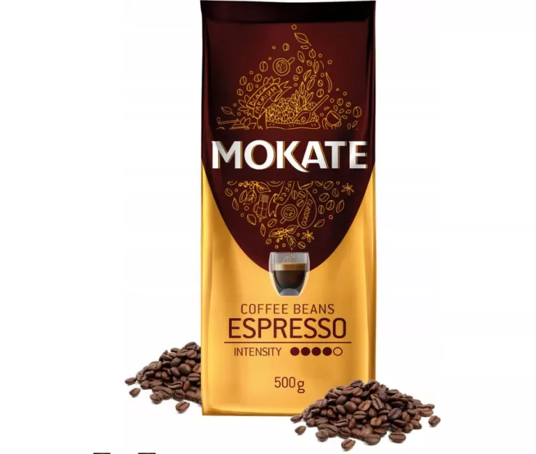 MOCNA WYRAZISTA KAWA ZIARNISTA ESPRESSO DO BIURA I FIRMY 500G MOKATE