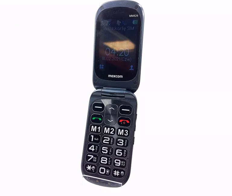 TELEFON MAXCOM MM826 KLAPKA