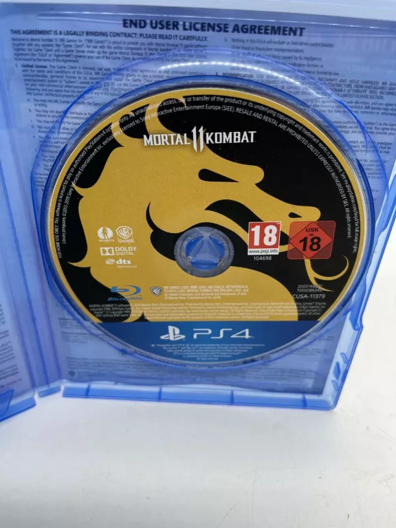 PS4 GRA MORTAL KOMBAT 11