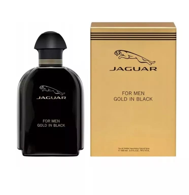 FLAKON JAGUAR FOR MEN GOLD IN BLACK 100ML EDT 7640171190792