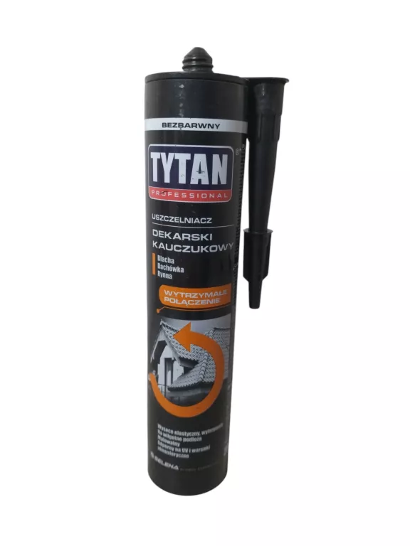 TYTAN PROFESSIONAL USZCZELNIACZ DEKARSKI KAUCZUKOWY 280ML BEZBARWNY