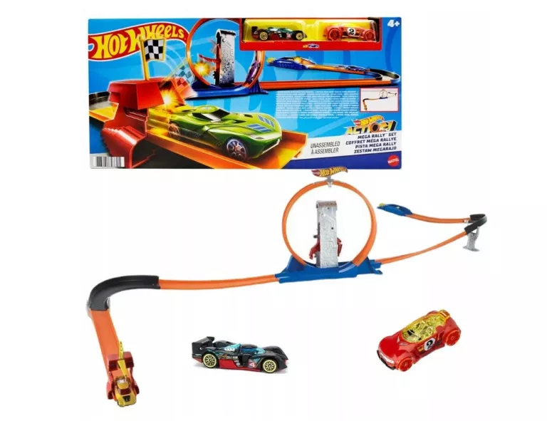 MATTEL HOT WHEELS FVJ21 TOR MEGA RAJD PĘTLA
