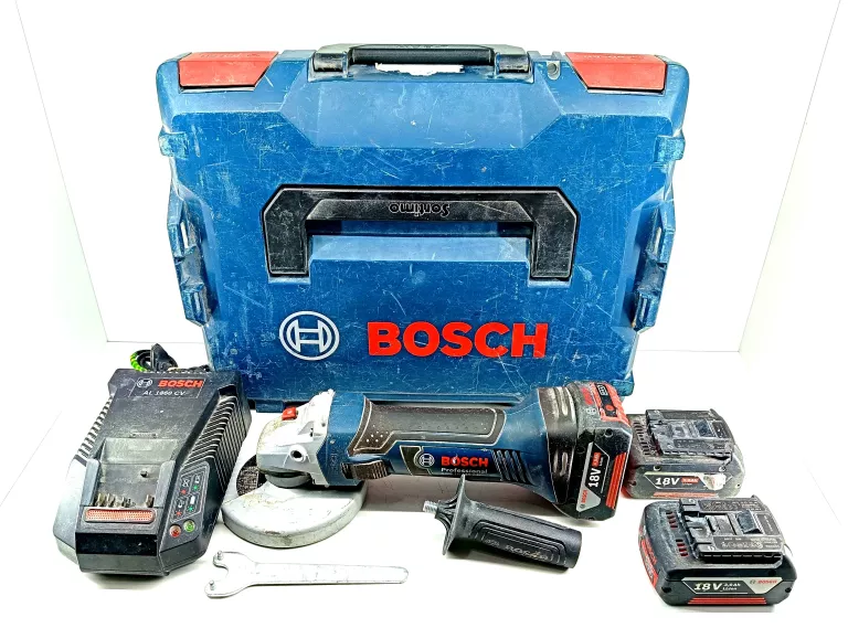 SZLIFIERKA KĄTOWA BOSCH GWS 18-125 V-LI 3X AKU ZESTAW