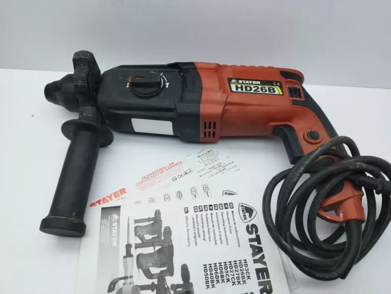 MŁOTOWIERTARKA STAYER HD26B 800W GW.01.08.2025
