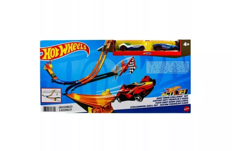TOR HOT WHEELS ZESTAW PĘTLA SZYBKI WYŚCIG +AUTO DNR54