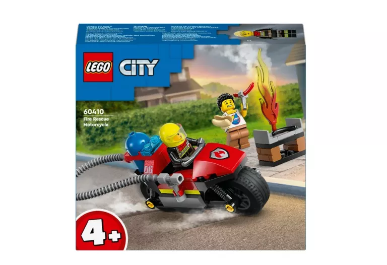 LEGO CITY 60410 STRAŻ POŻARNA STRAŻACKI MOTOCYKL RATUNKOWY 57 KLOCKI 4+