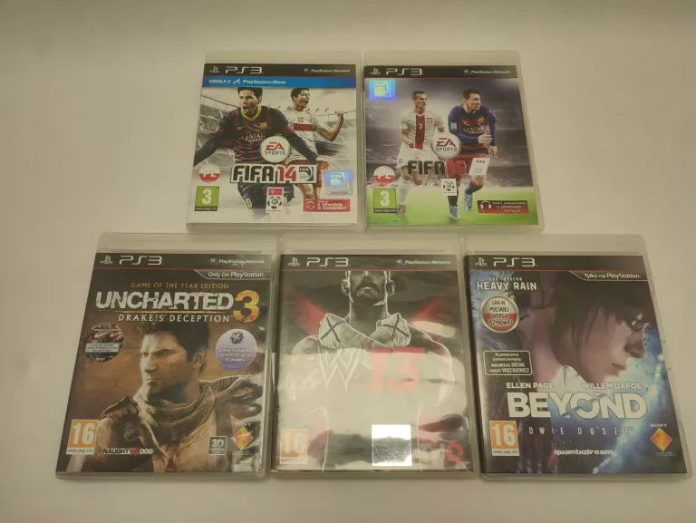 ZESTAW 5 GIER NA PS3