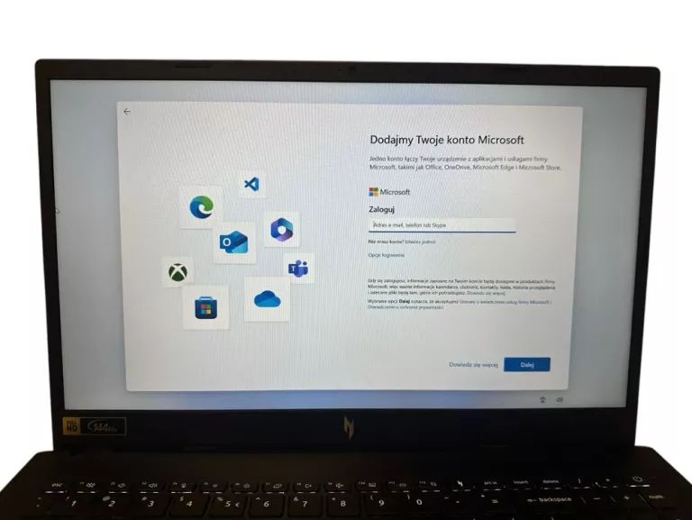 LAPTOP ACER VOLTE ZZ-PC NITRO ANV15-41 ETUI ŁADOWARKA