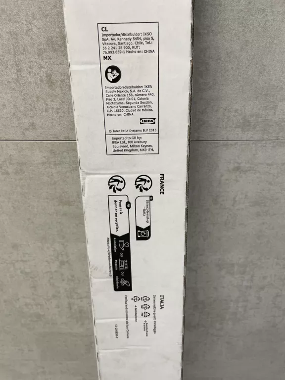 KOMPLET KARNISZY BEKRAFTA IKEA 120X210 CM