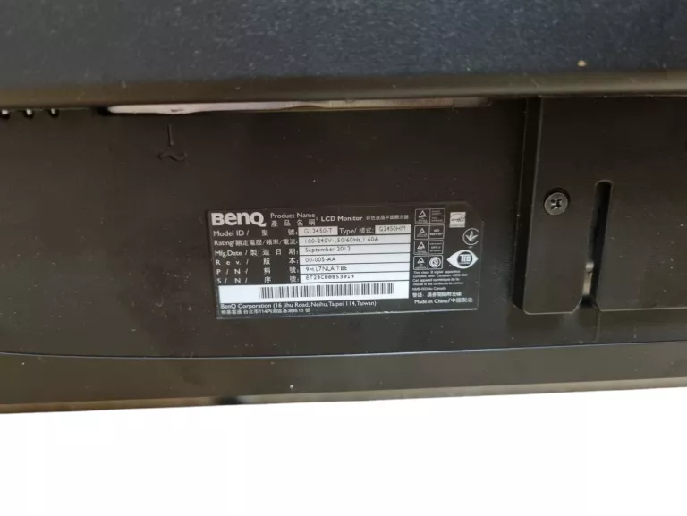 SOLIDNY MONITOR LED BENQ GL2450 24 CALE FULL HD