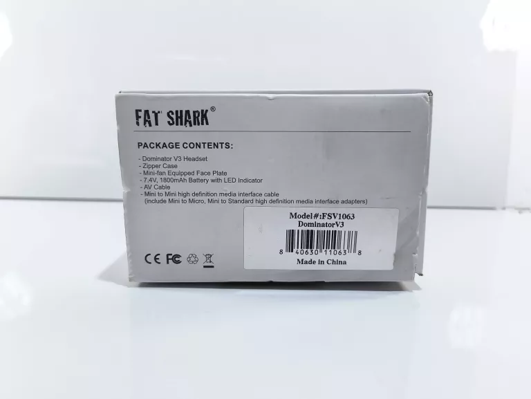GOGLE FPV FATSHARK DOMINATOR V3 + EACHINE 58PRO