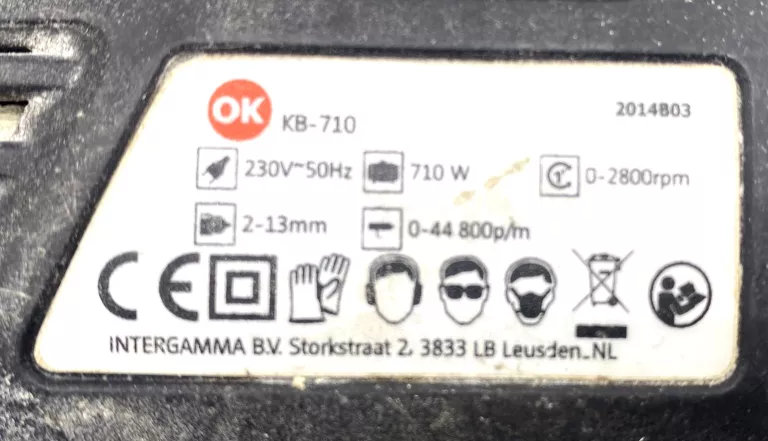 WIERTARKA UDAROWA OK KB-710