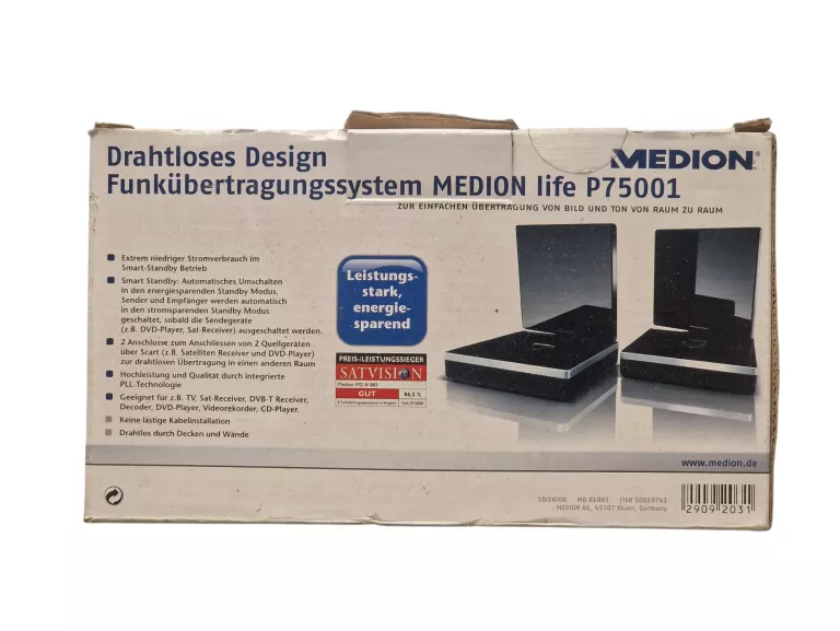 MEDION MD81883 TRANSMITER AUDIO DO DOMU