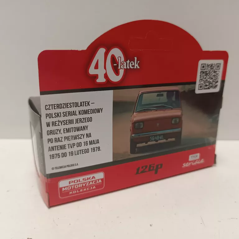 5 SAMOCHÓD METALOWY KOLEKCJA PRL FIAT 126P
