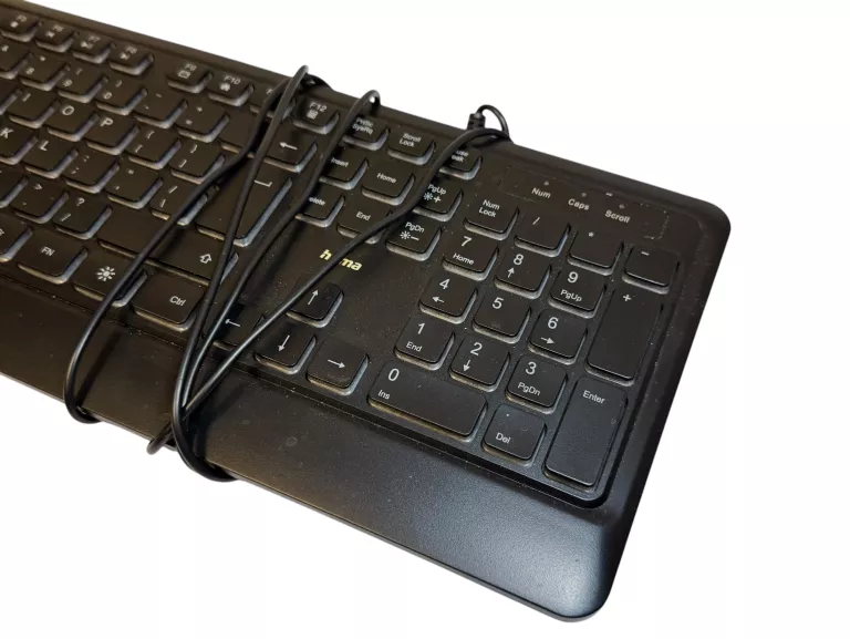 KLAWIATURA HAMA KC-550 PODŚWIETLANA QWERTY US