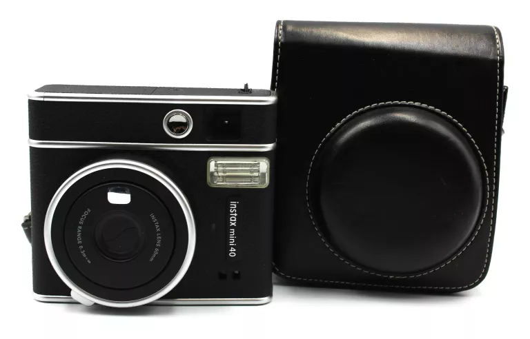 APARAT NATYCHMIASTOWY FUJIFILM INSTAX MINI 40 CZARNY ETUI
