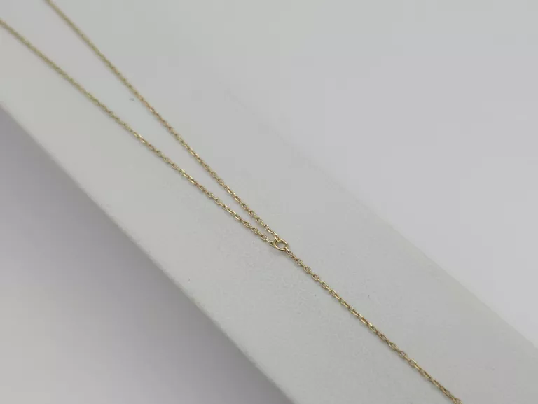 ZŁOTY ŁAŃCUSZEK CELEBRYTKA KRZYŻYK - 585 14K 50CM 1,60G