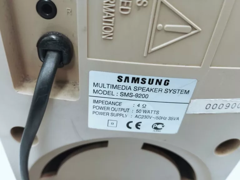 MULTIMEDIA SPEAKER SYSTEM SAMSUNG SMS-9200