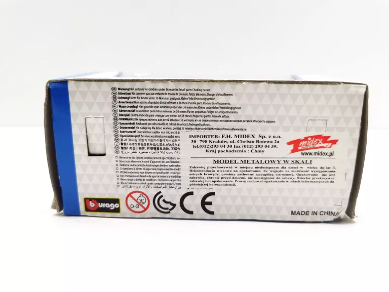 SAMOCHÓD BURAGO 1/43