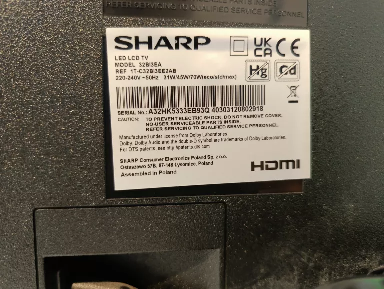 telewizor-sharp-32bi3ea-pilot-kod-producenta-lc-32bi3ea