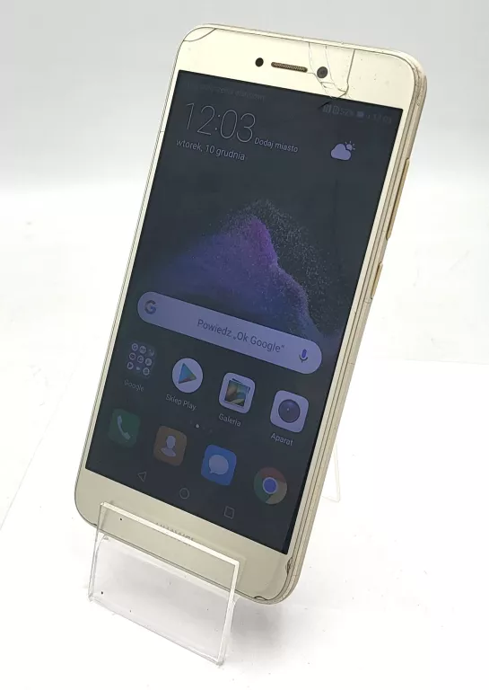 HUAWEI P9LITE 2017 PĘKNIĘTY, PRZEBARWIENIA NA EKRANIE