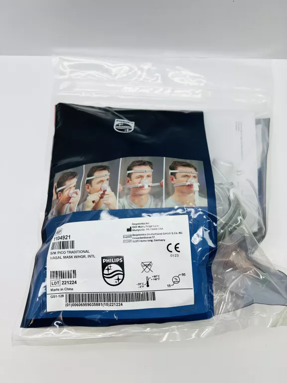 MASKA NOSOWA PICO Z UPRZĘŻĄ ROZ. S/M PHILIPS RESPIRONICS PLOMBA !!!