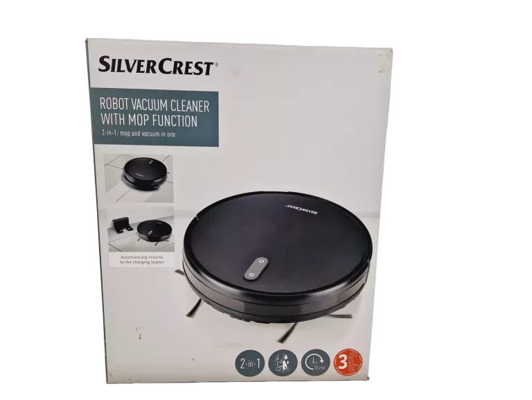 ROBOT SPRZĄTAJĄCY SILVERCREST FUNKCJĄ MOPOWANIA SSWR C2