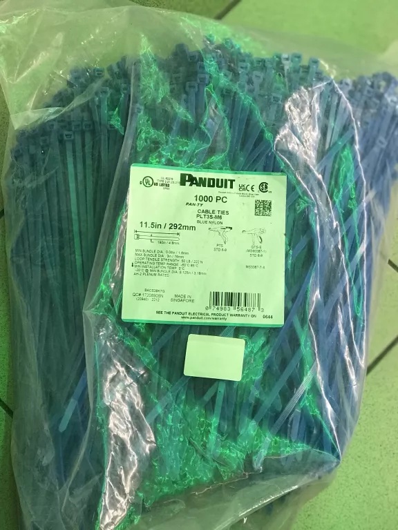 OPASKI ZACISKOWE PANDUIT 4,8X292MM 1000SZT PLT3S-M6