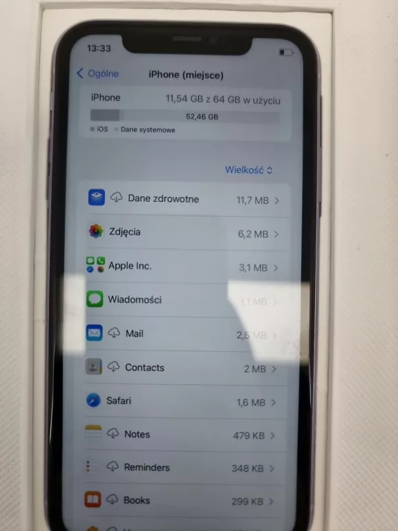 TELEFON IPHONE 11 64GB FIOLETOWY