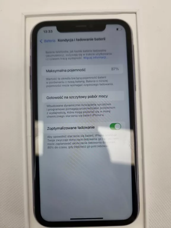 TELEFON IPHONE 11 64GB FIOLETOWY