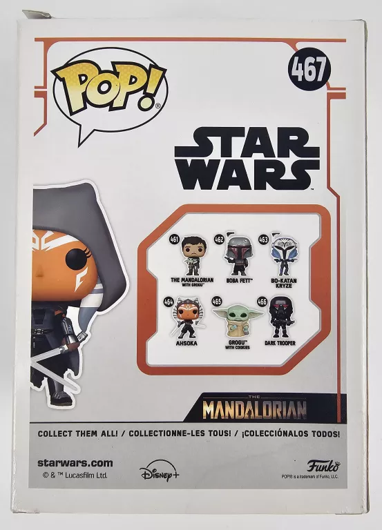FUNKO POP! STAR WARS: THE MANDALORIAN AHSOKA 467