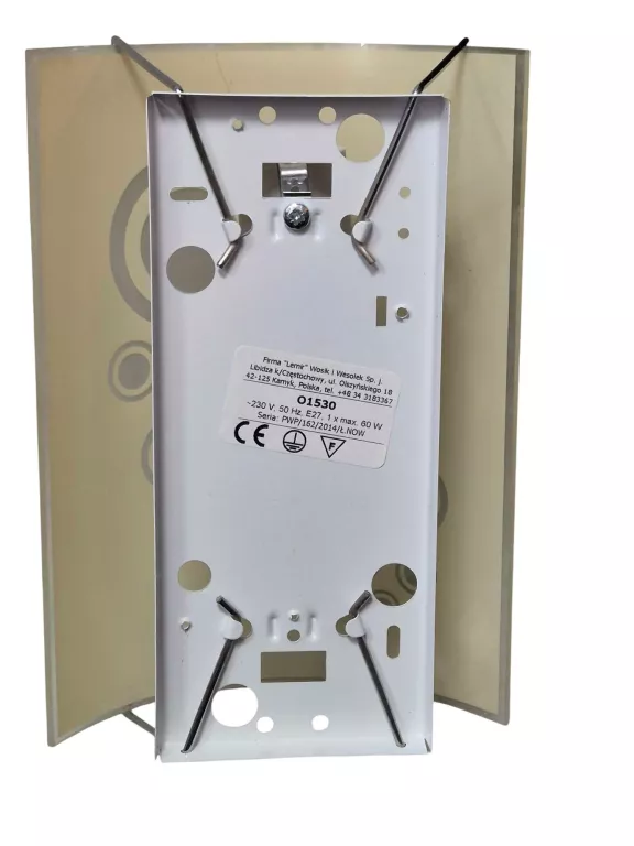 PLAFON 1-PUNKTOWY SZKLANY DEKORACYJNY