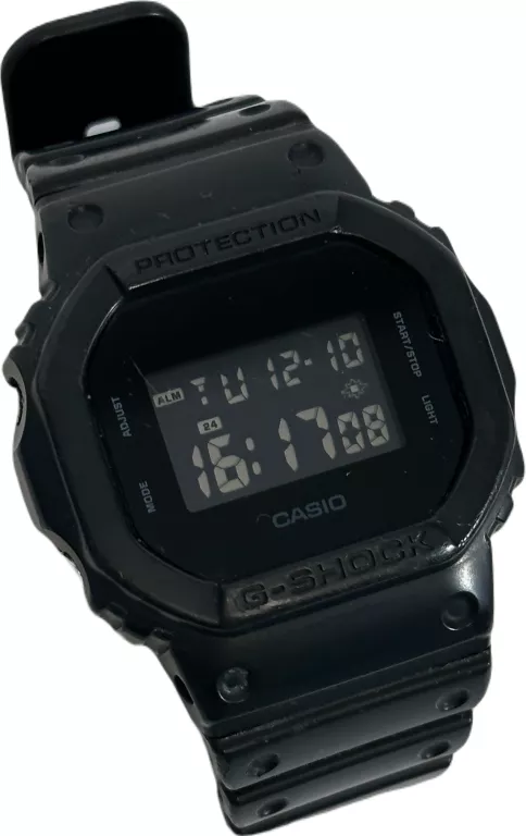 ZEGAREK MĘSKI CASIO DW-5600UBB-1ER G-SHOCK CZARNY NA PASKU SPORTOWY 200M