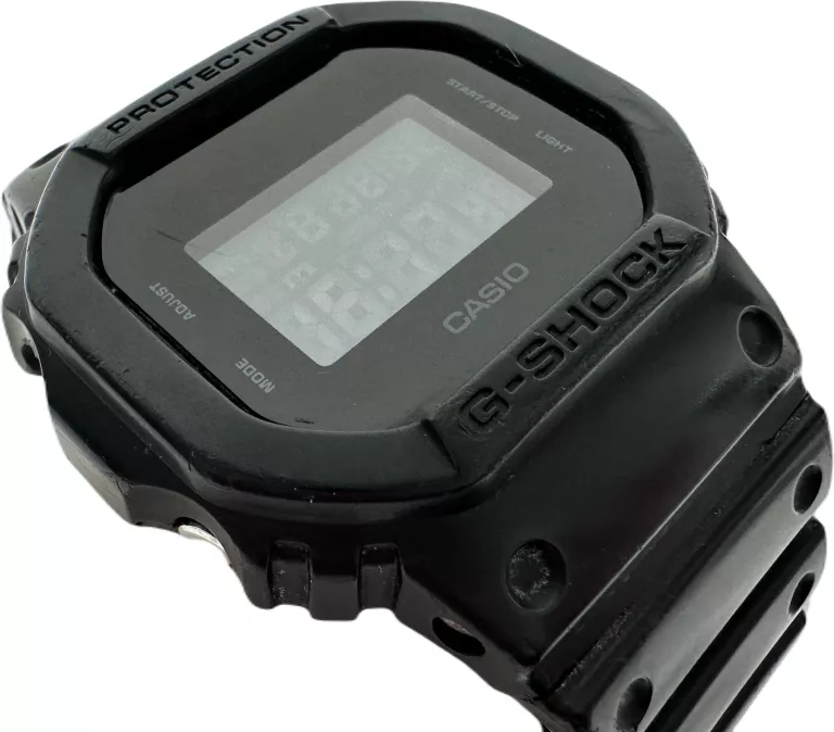 ZEGAREK MĘSKI CASIO DW-5600UBB-1ER G-SHOCK CZARNY NA PASKU SPORTOWY 200M