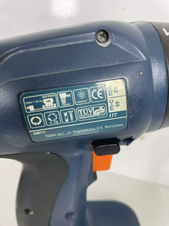 WKRETARKA PEGASUS 53G111 12V Z ŁADOWARKĄ