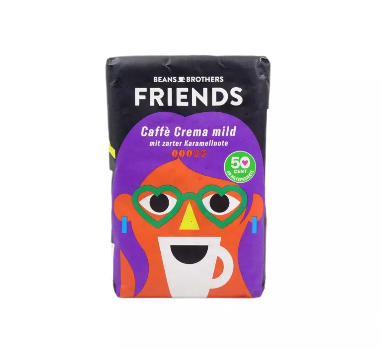 BEANS BROTHERS FRIENDS CAFFE CREMA MILD 500G