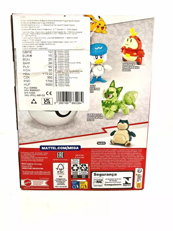 KLOCKI LEGO POKEMON