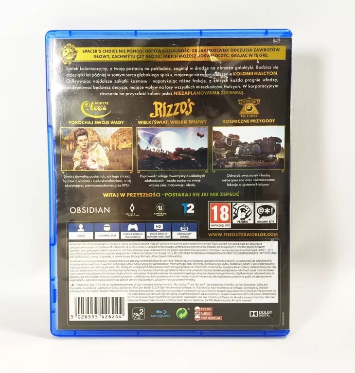 GRA THE OUTER WORLD PS4
