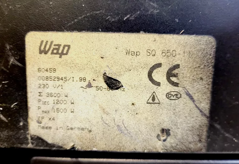 ODKURZACZ PRZEMYSŁOWY NILFISK ALTO WAP SQ 650-11 DO PRACY NA SUCHO/MOKRO