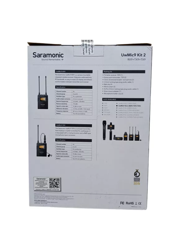 ZESTAW BEZPRZEWODOWY SARAMONIC UWMIC9 KIT 2