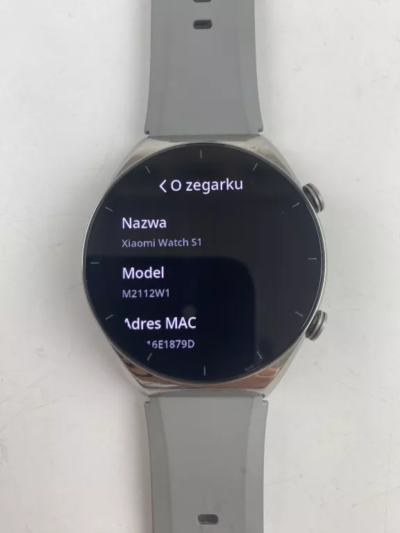 SMARTWATCH XIAOMI WATCH S1 SREBRNY