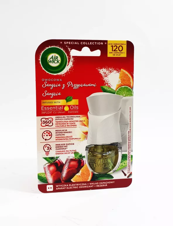 AIR WICK ELEKTRYCZNY ODŚWIEŻACZ POWIETRZA SANGRIA 19ML