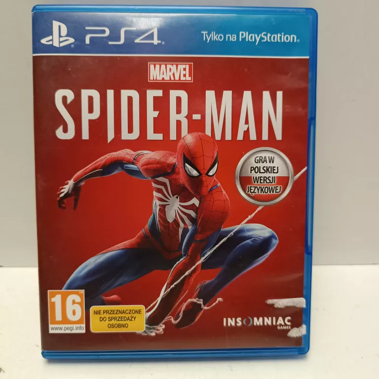 GRA SPIDER-MAN MARVEL PS4