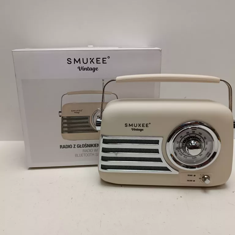 RADIO Z GŁOŚNIKIEM BLUETOOTH SMUKEE VINTAGE