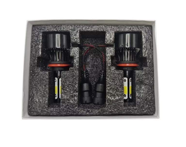 ŻARÓWKI LED H11 MOCNE 16000LM 6000K COB 72W 4-STRONNE KOMPLET 2 SZT.