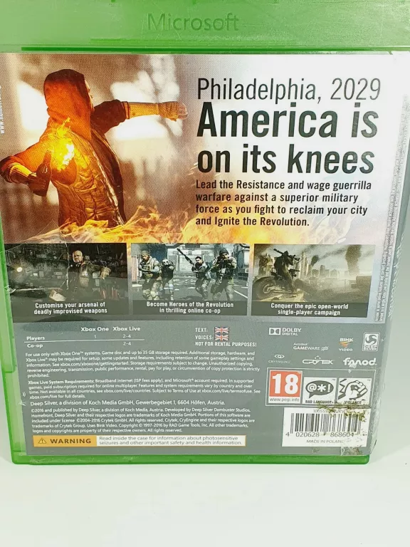 GRA XBOX ONE HOMEFRONT THE REVOLUTION