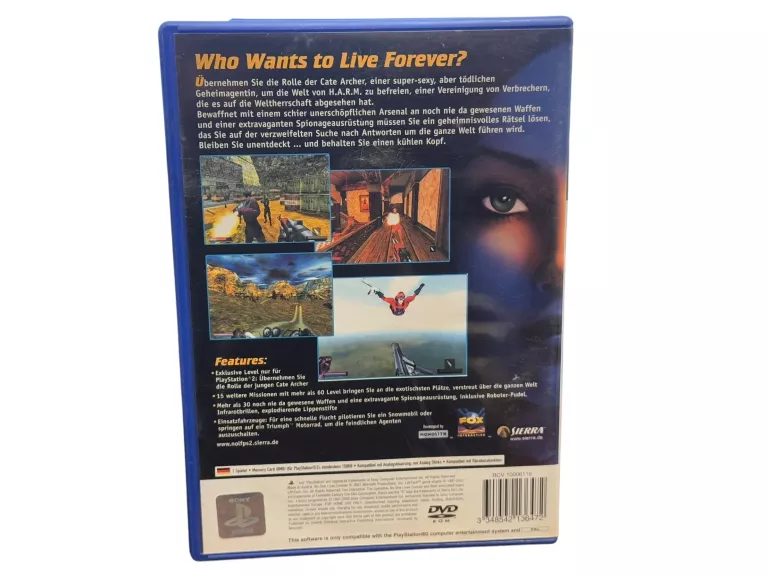 GRA NA PS2 THE OPERATIVE: NO ONE LIVES FOREVER