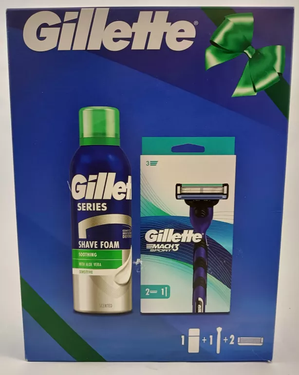ZESTAW GILLETTE MASZYNKA + PIANKA