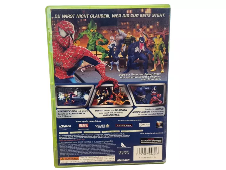 GRA NA XBOX 360 SPIDER-MAN FRIEND OR FOE