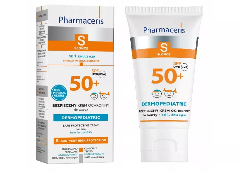 PHARMACERIS S KREM OCHRONNY SPF50+ DO TWARZY 100% FILTRÓW MINERALNYCH 50ML